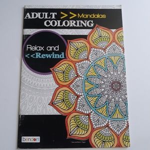 Relax and Rewind "Mandala" Adult Coloring Book